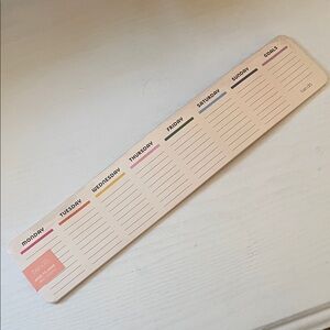 Ban.do week to week desk notepad